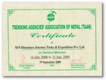 Himalaya Journey's Legal Document