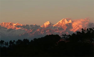 Nepal Sonenaufgang und Sonnenuntergang